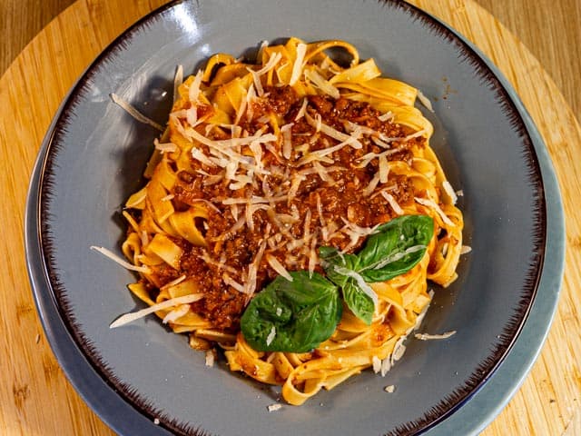 Tagliatelle a Bolognese